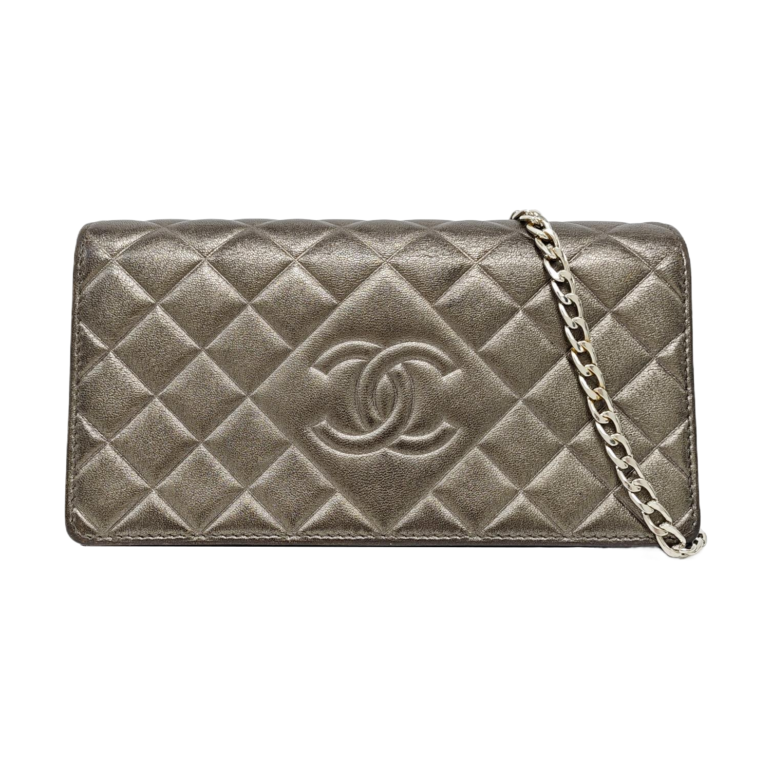 Quilted Lambskin Shoulder Bag Green