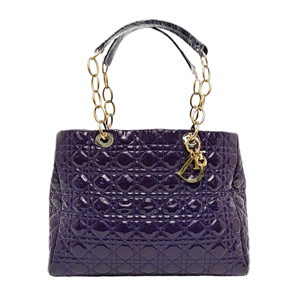 Dior Soft Cannage Patent Leather Purple
