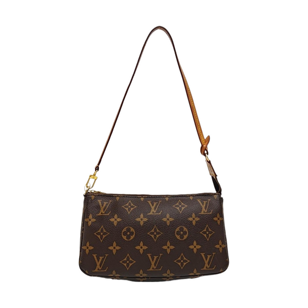 ACCESSOIRES Monogram Coated Canvas Brown