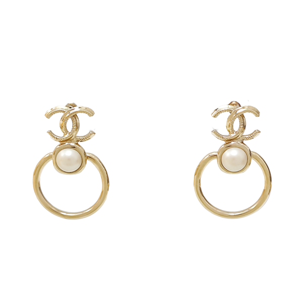 Metal Gold Stud Earrings
