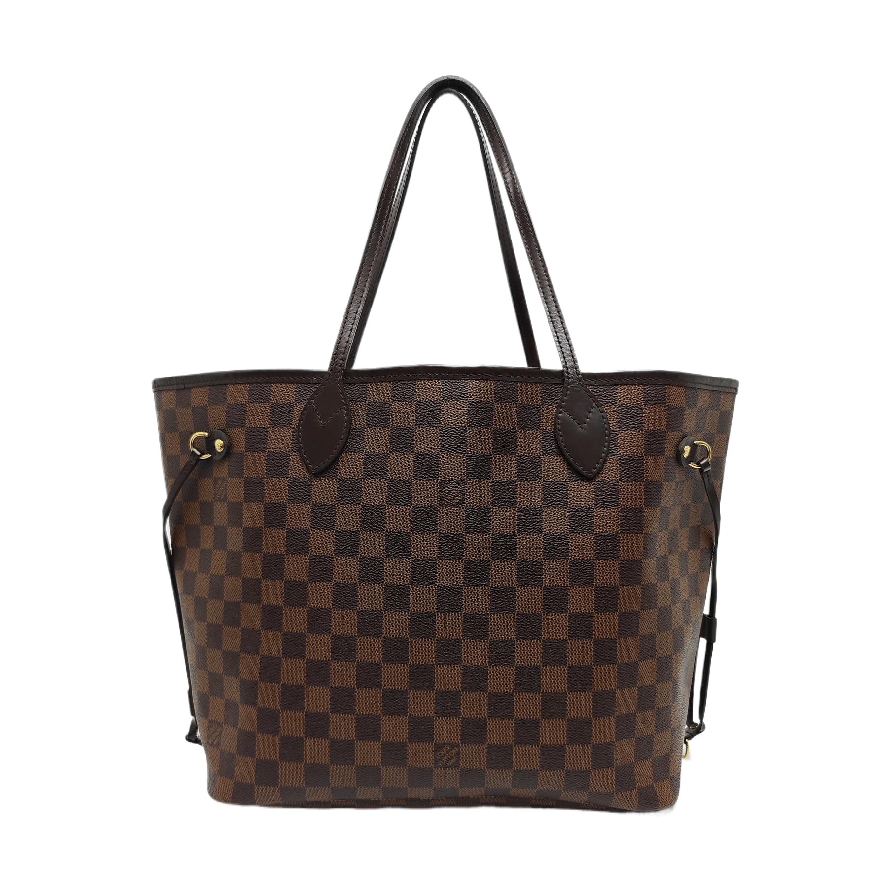 NEVERFULL MM Damier Ebene Coated Canvas Brown