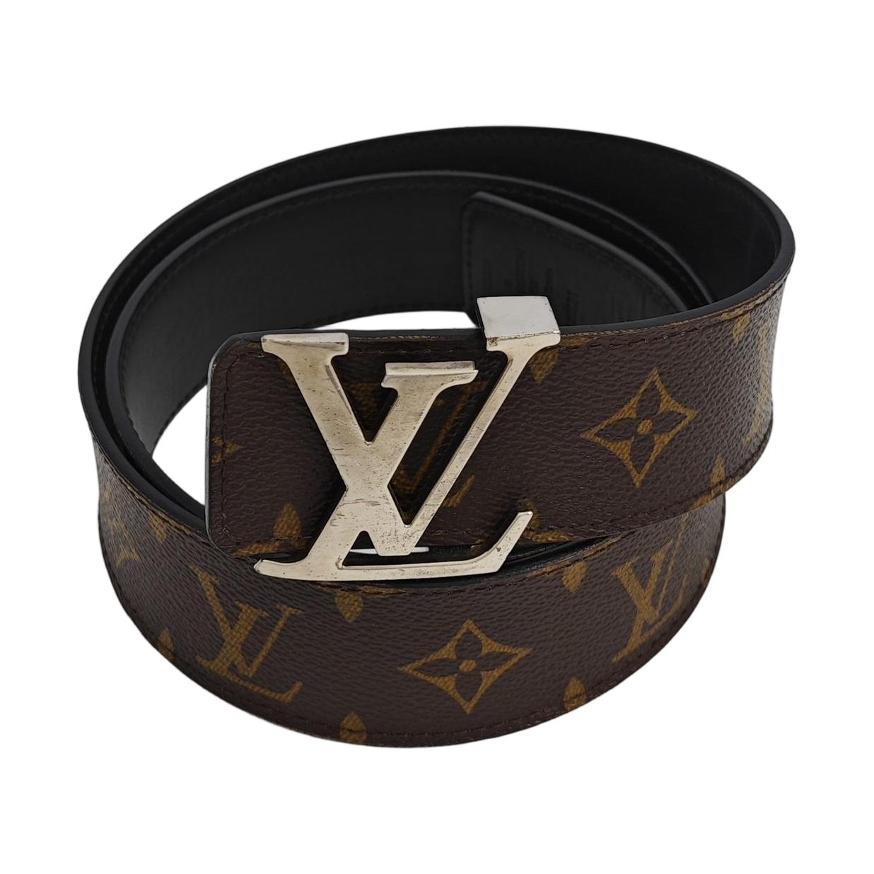 Coated Canvas Belt Brown