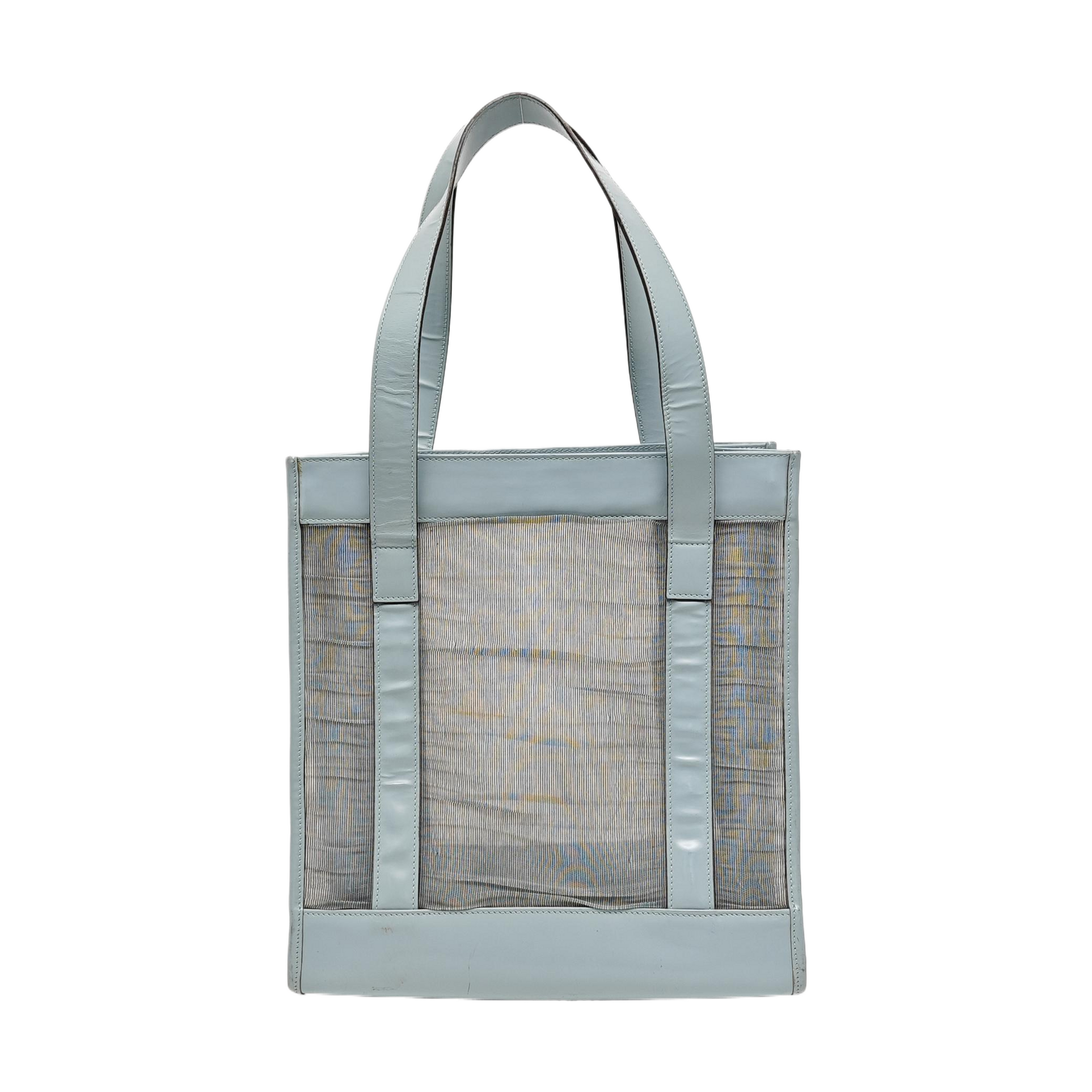 Special Material Tote Bag Blue