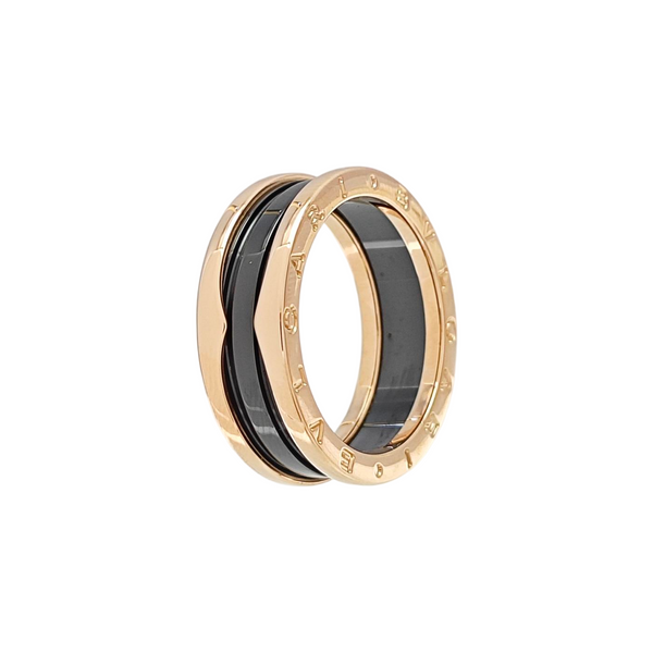 B.ZERO1 18k Rose Gold Ring EU 64
