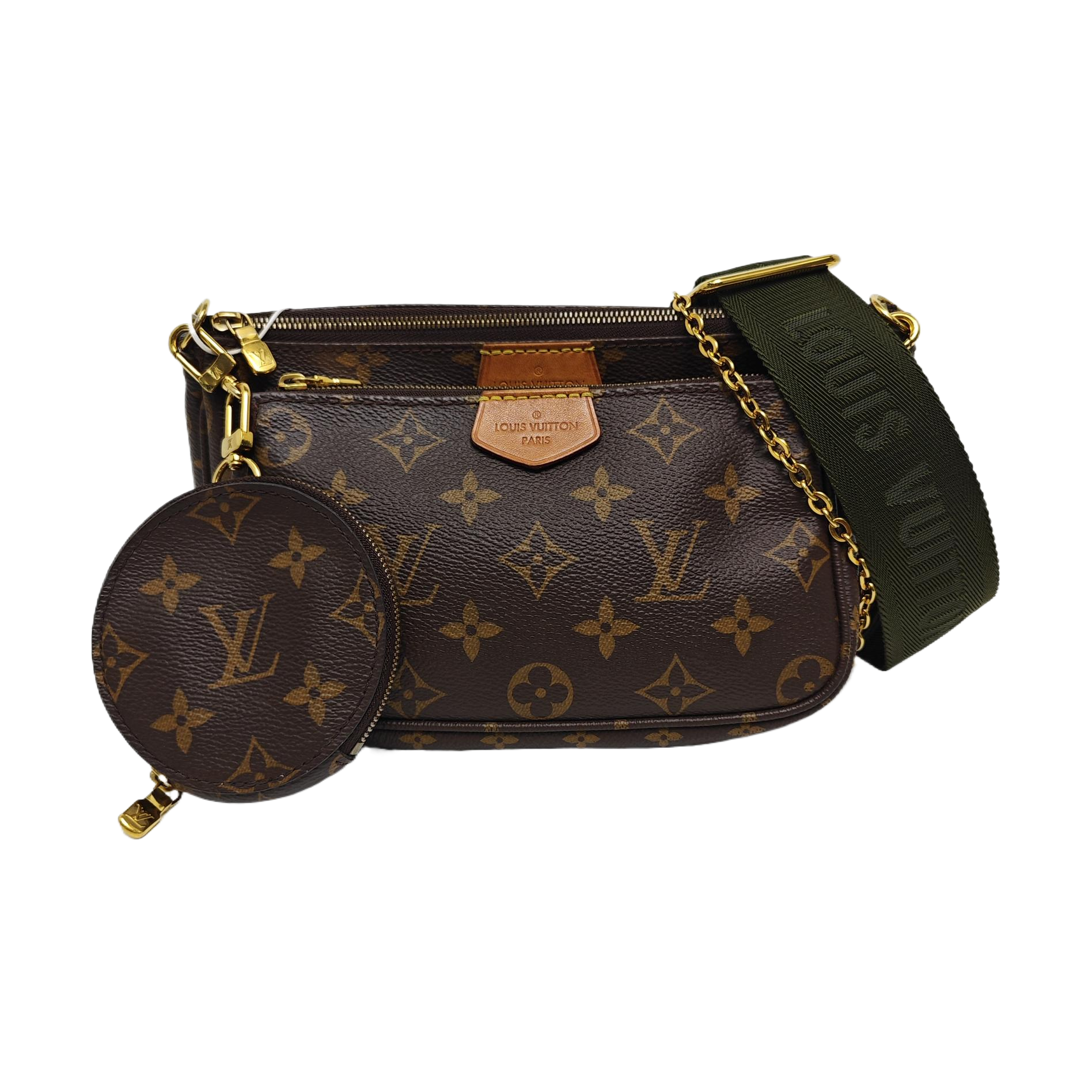 MULTI Monogram Coated Canvas Brown