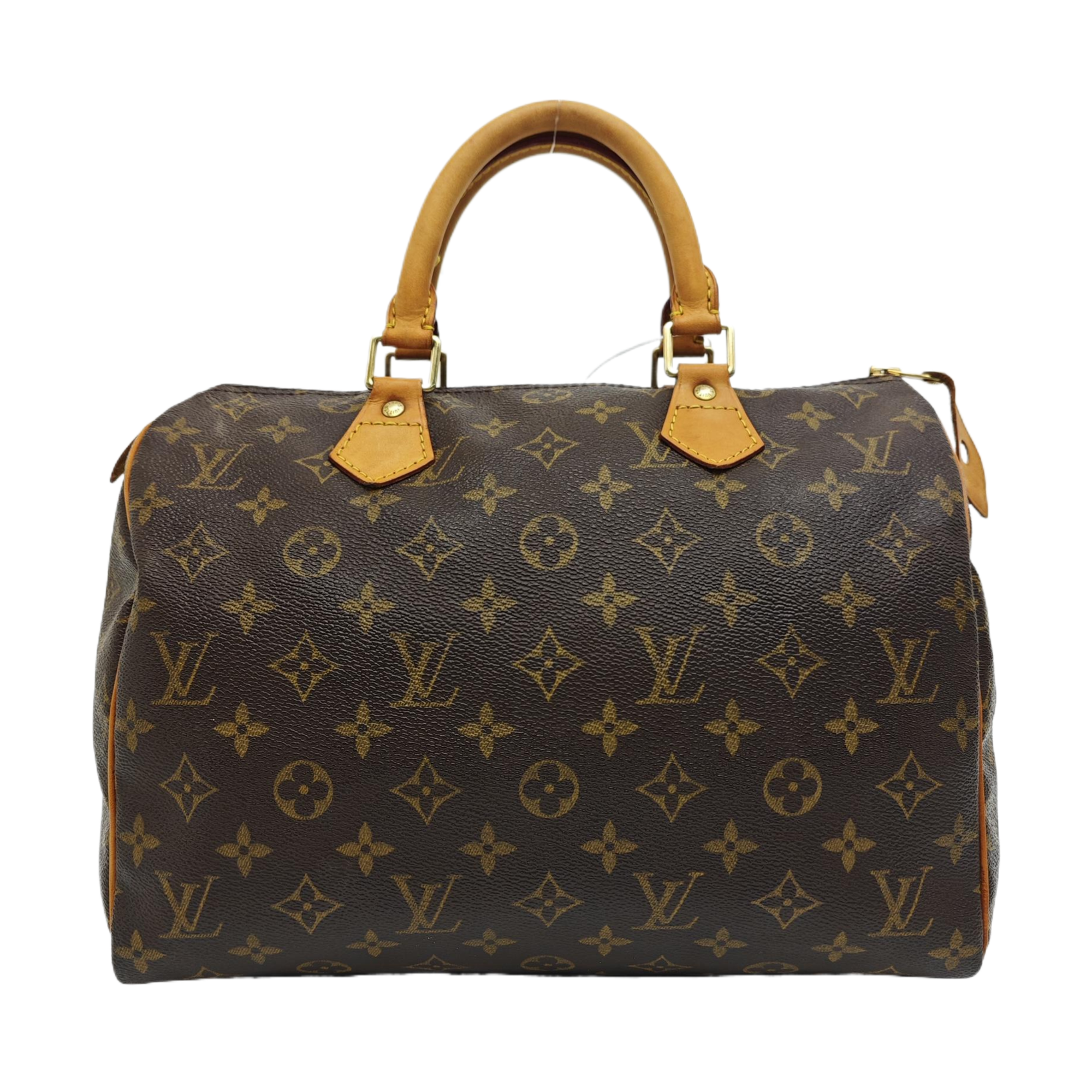 SPEEDY 30 Monogram Coated Canvas Brown