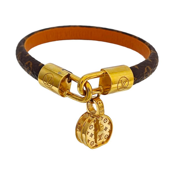 LV TRIBUTE Metal Brown Bangle