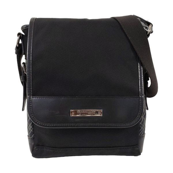Fabric Shoulder Bag Black