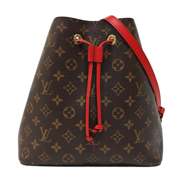 NÉONOÉ MM Monogram Coated Canvas Brown