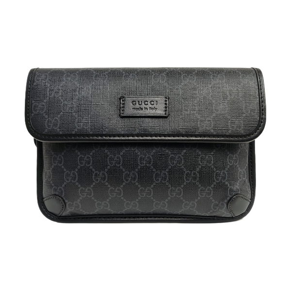 Neo Vintage Monogram Coated Canvas Black
