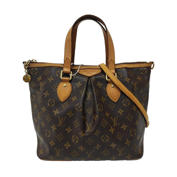 PALERMO PM Monogram Coated Canvas Brown