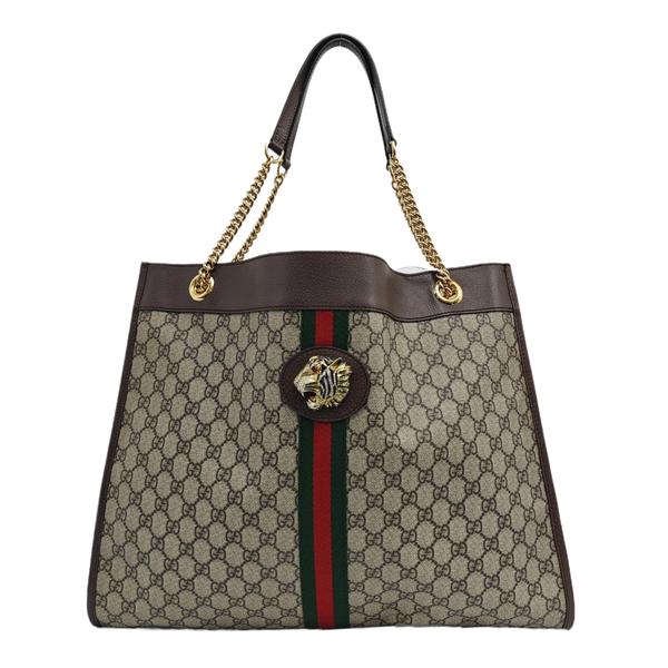 Rajah Monogram Coated Canvas Beige