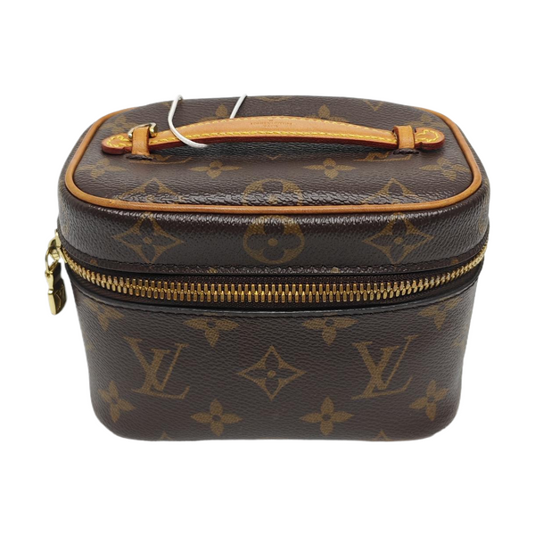 NICE Super Mini Monogram Coated Canvas Brown