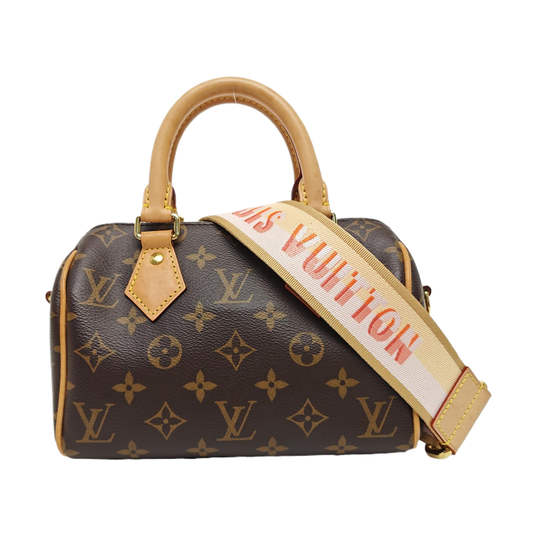 SPEEDY 20 Monogram Coated Canvas Brown