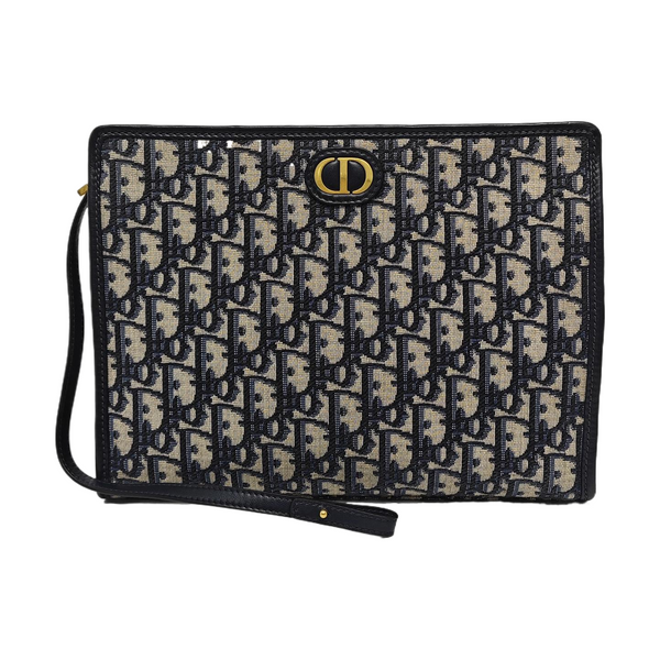 Authenticated pre-owned  30 Montaigne Monogram Canvas Beige - Top Handle Bag at Looply