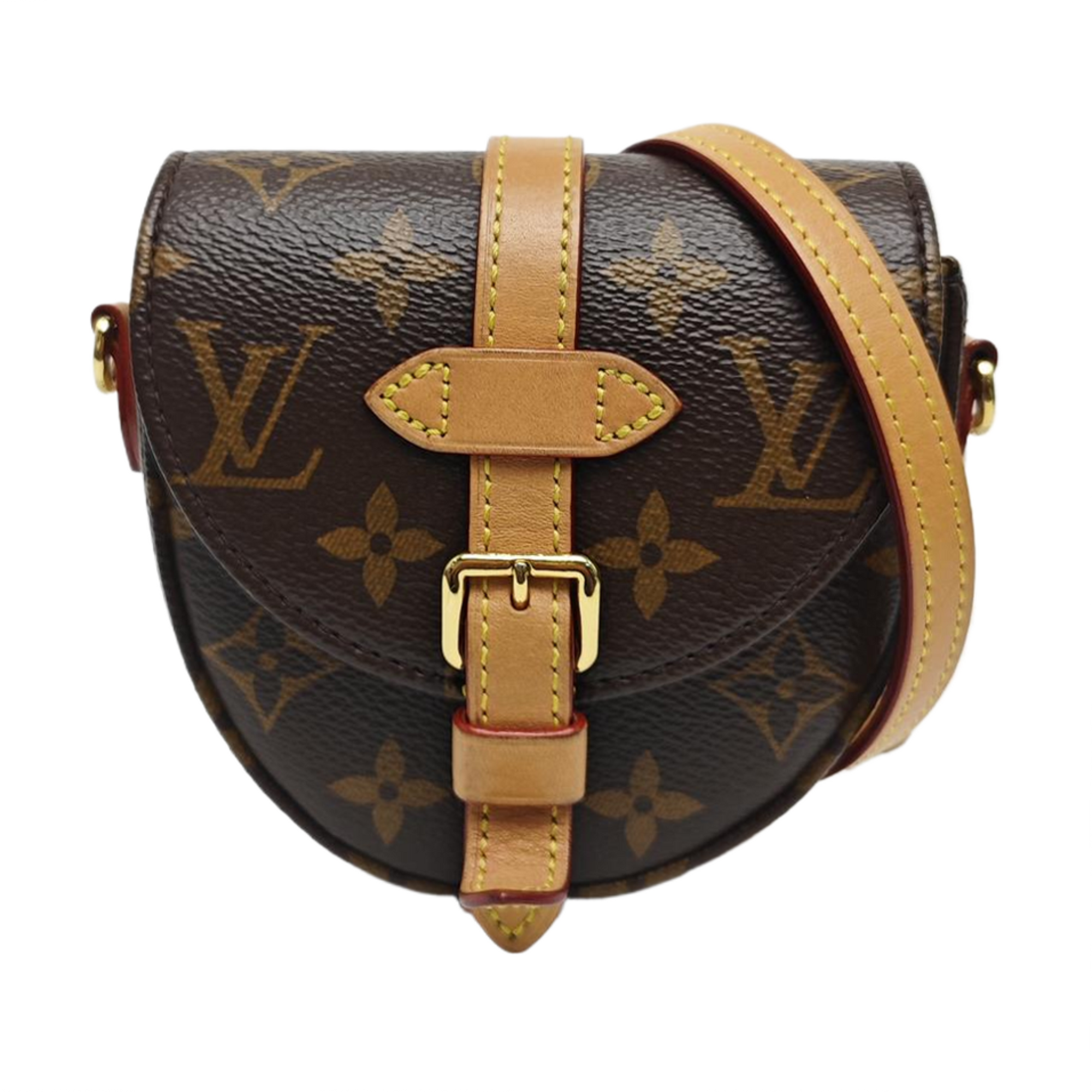 CHANTILLY Mini Monogram Coated Canvas Brown