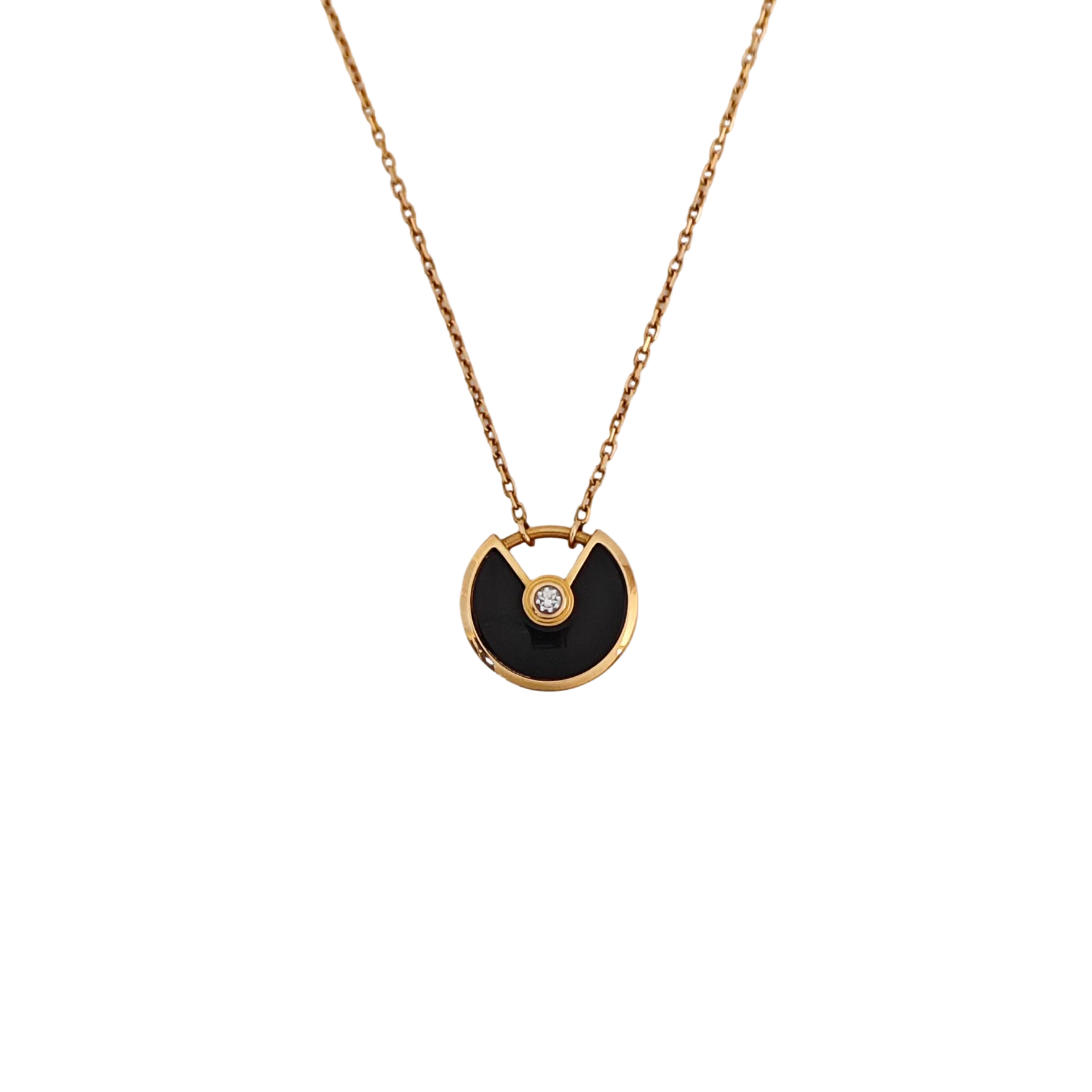 AMULETTE DE CARTIER 18k Rose Gold Necklace