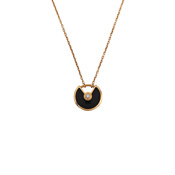 AMULETTE DE CARTIER 18k Rose Gold Necklace