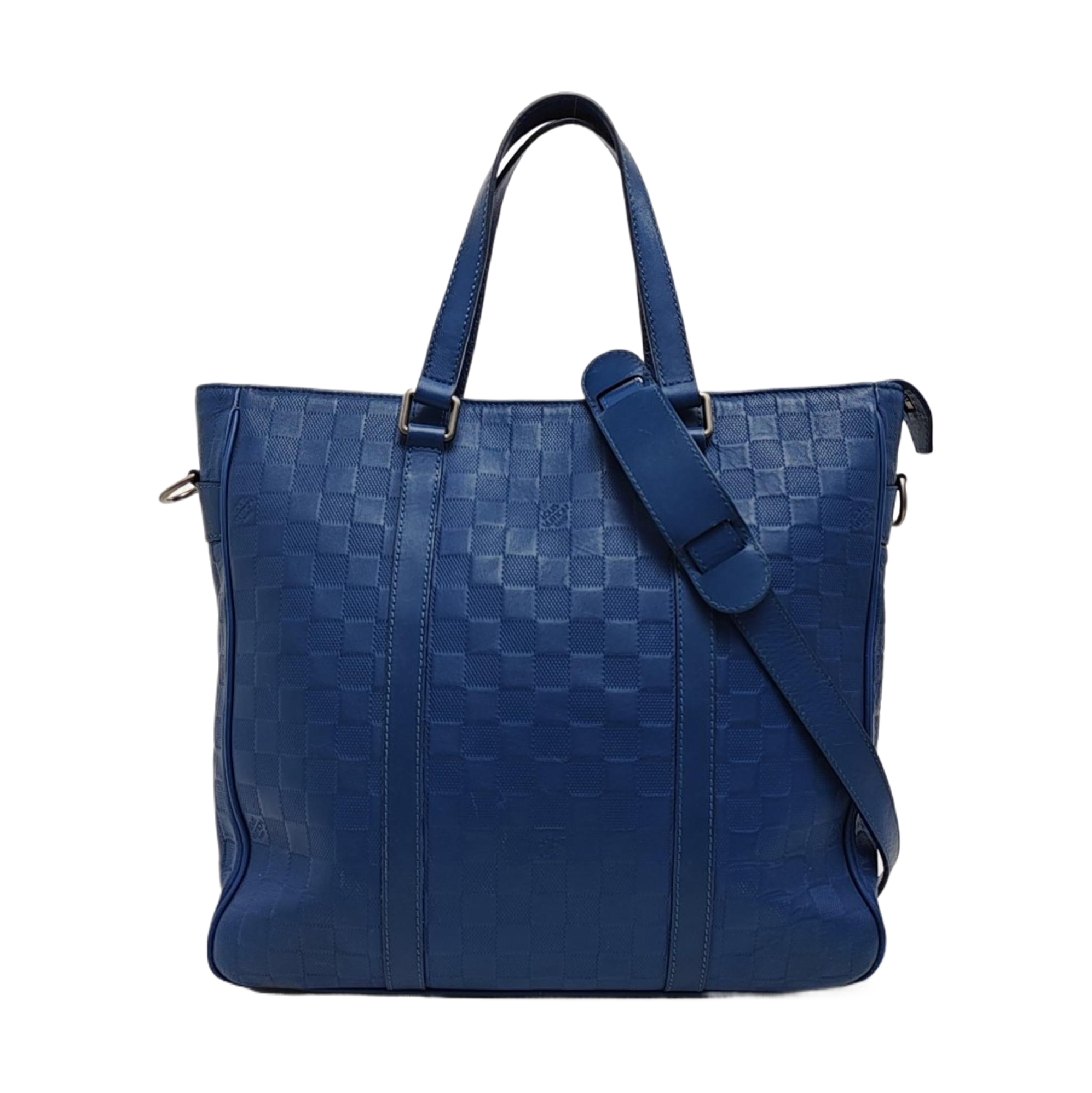 TADAO PM Damier Calfskin Blue