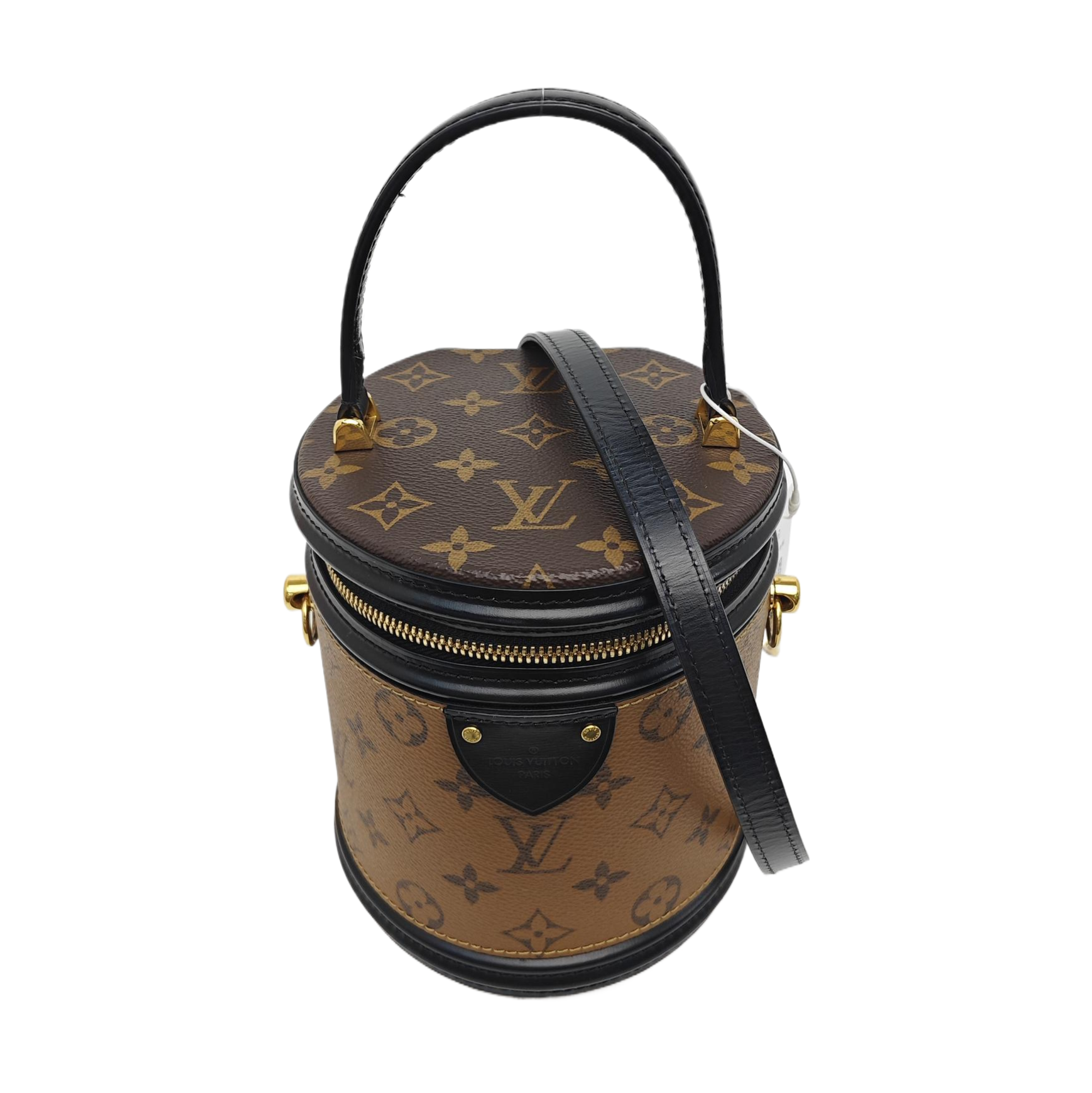 CANNES PM Monogram Coated Canvas Brown