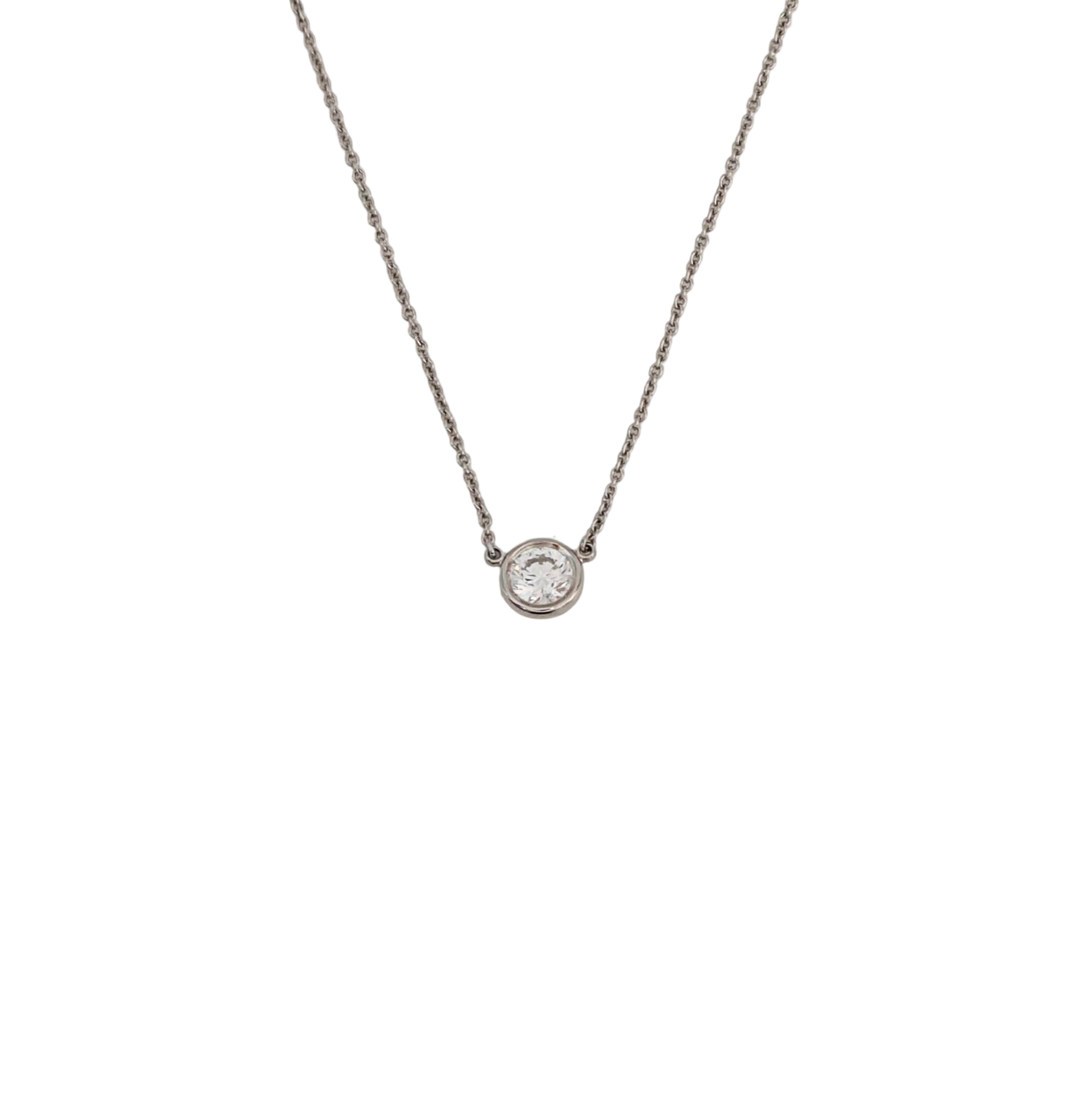 Elsa Peretti Platinum 950 Silver Necklace