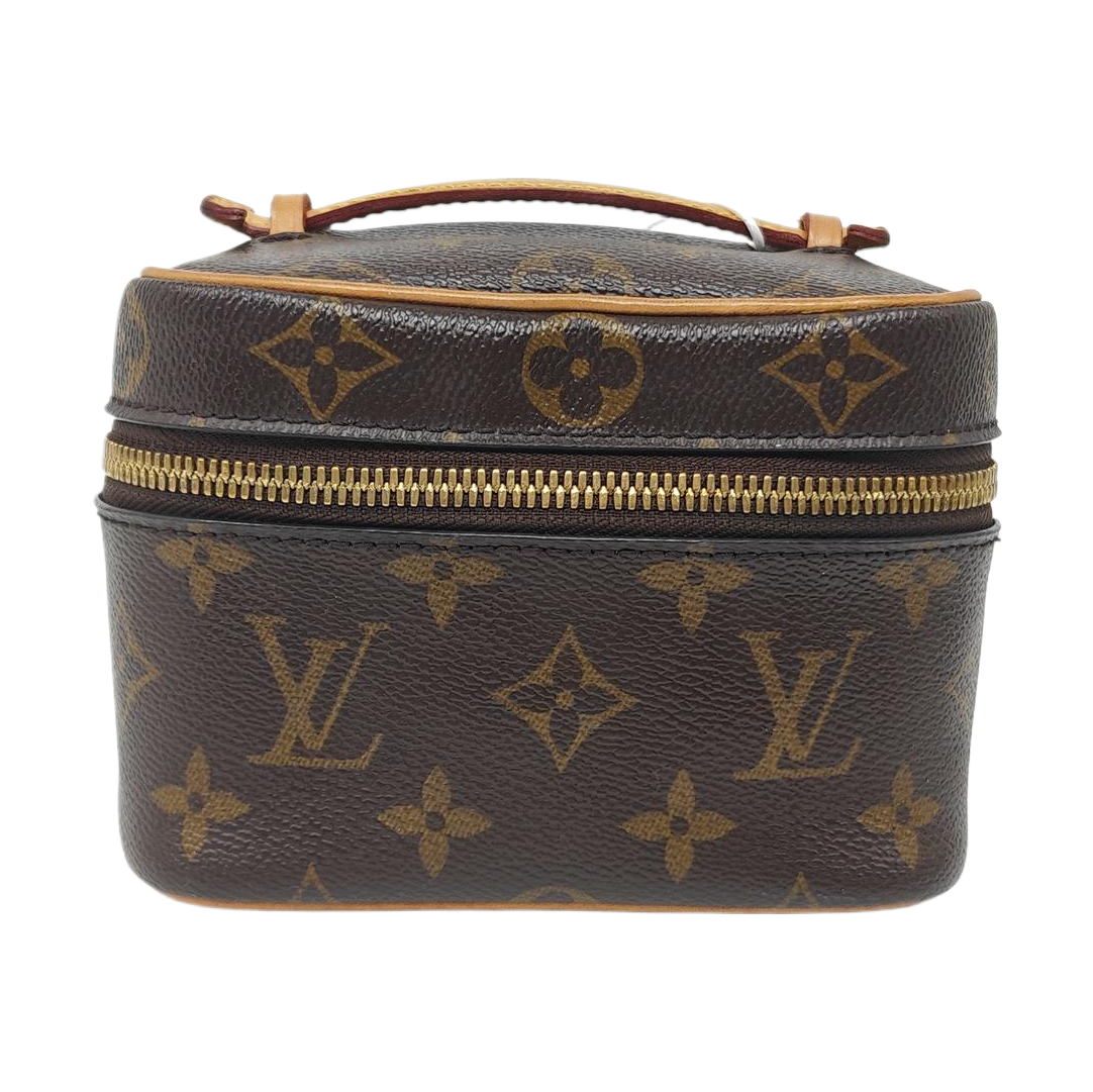 NICE Super Mini Monogram Coated Canvas Brown