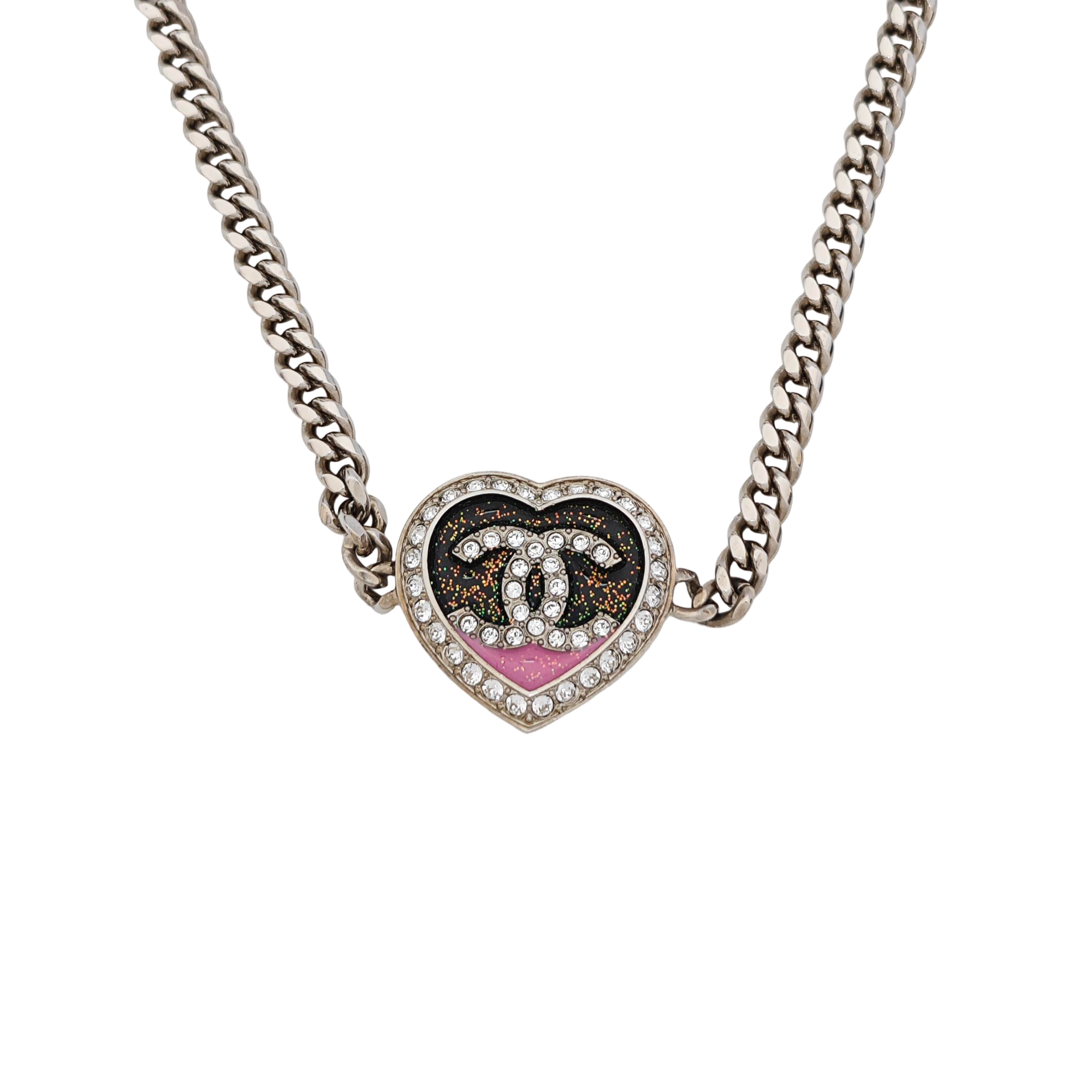 Authenticated pre-owned  Silver Tone Metal Silver Necklace - Necklace at Looply