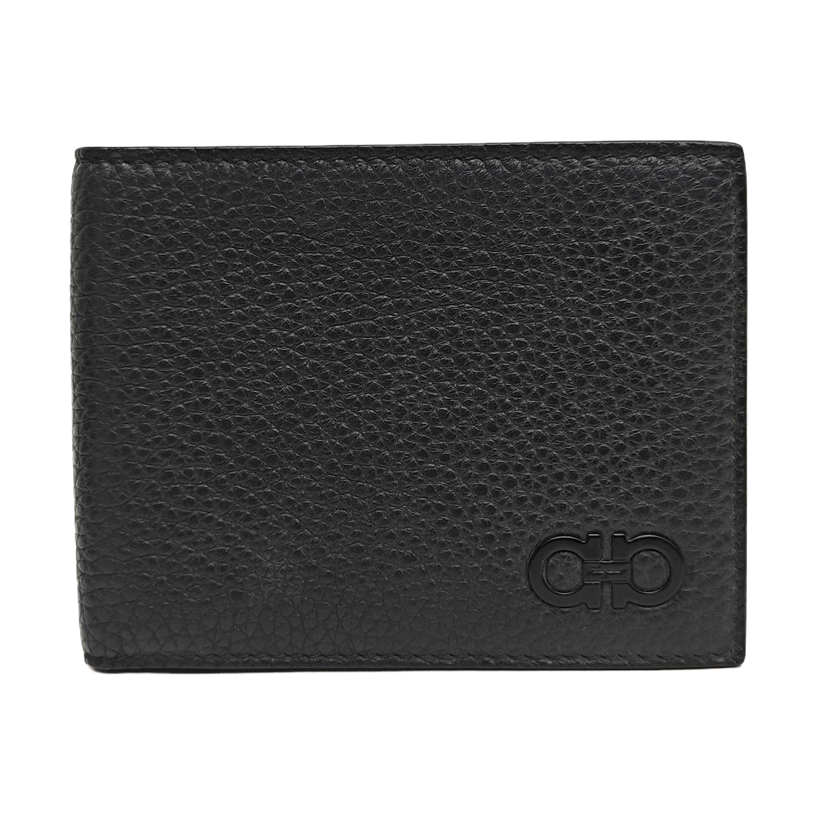 Gancini Calfskin Black Wallet