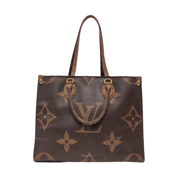 ONTHEGO MM Monogram Coated Canvas Brown
