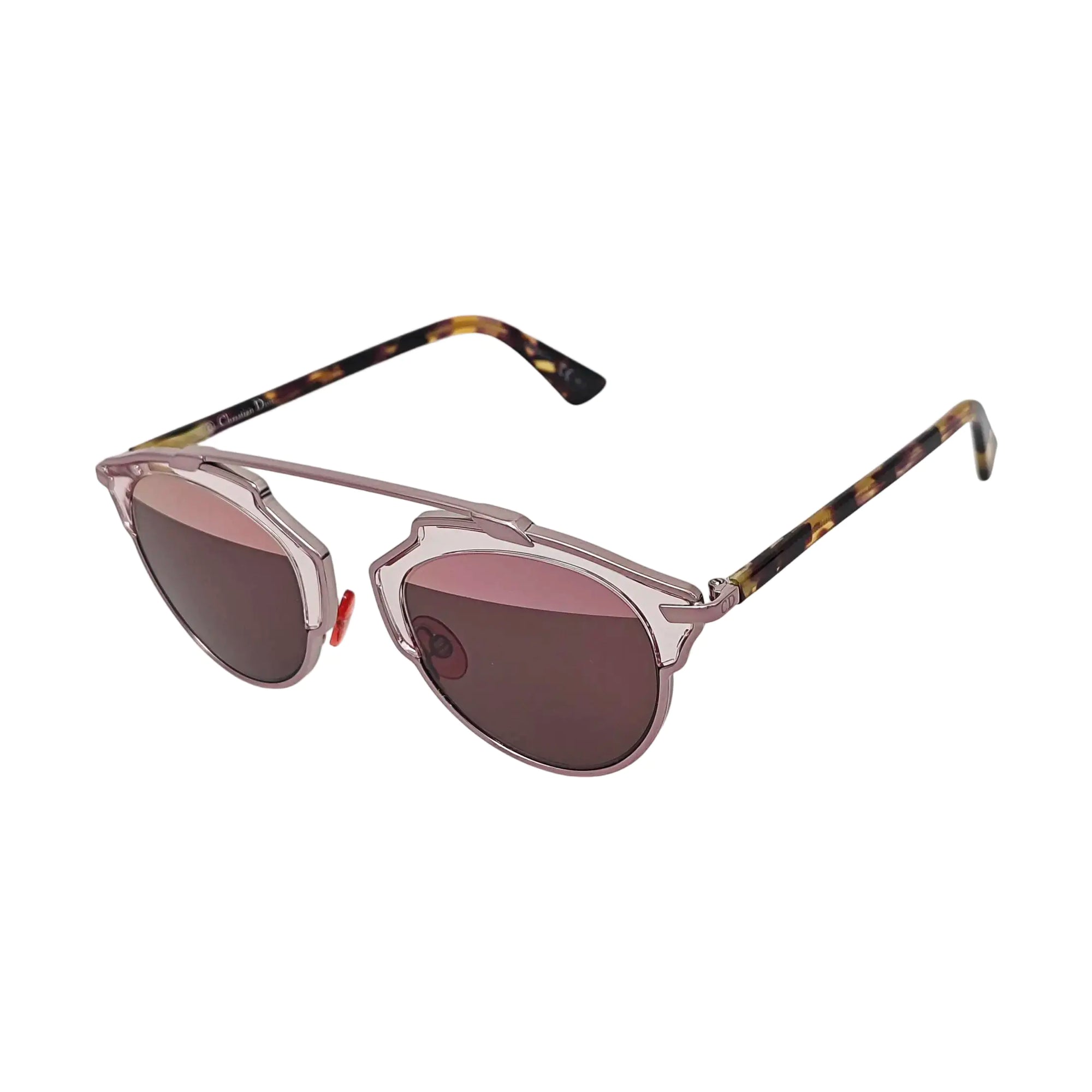 Metal Sunglasses Red