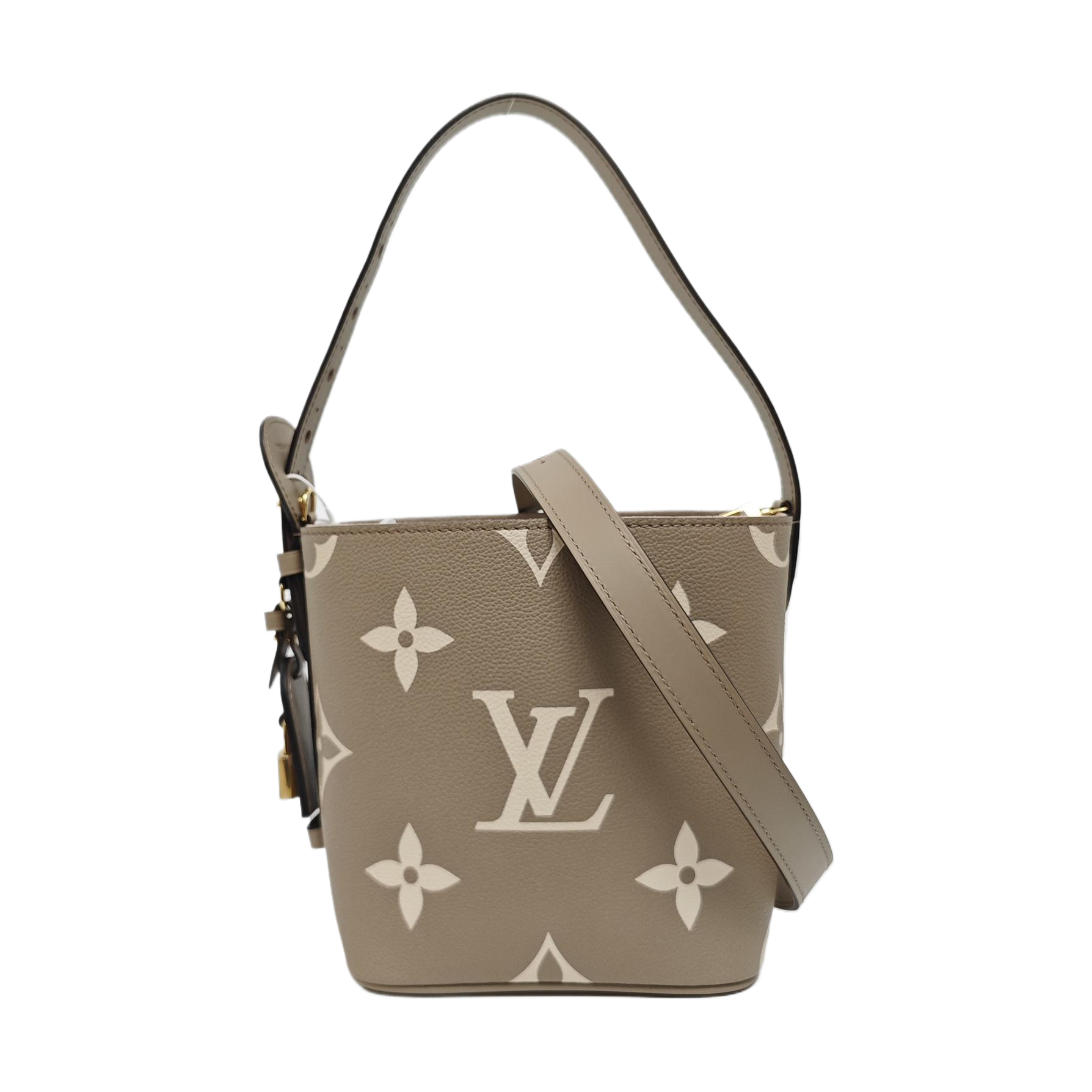 ALL IN BB Monogram Calfskin Gray