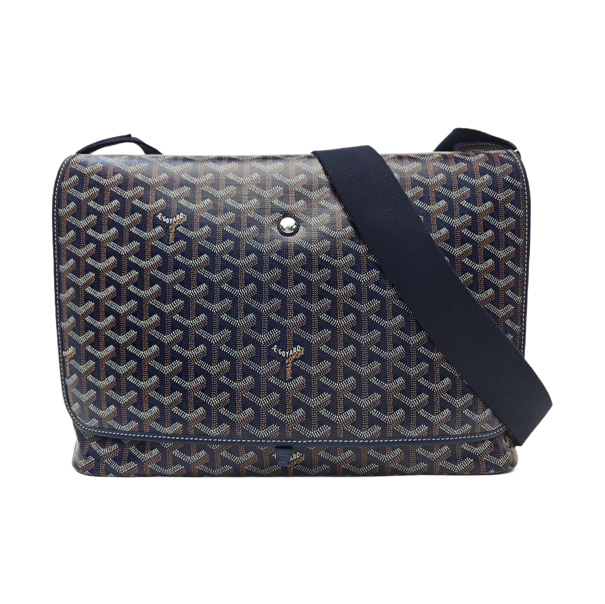 Capétien MM Coated Canvas Blue