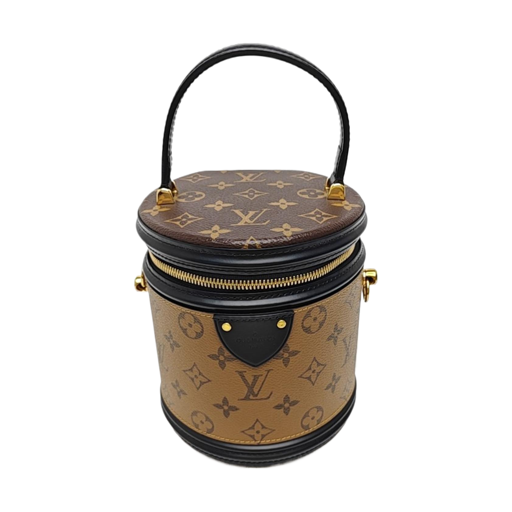 CANNES PM Monogram Coated Canvas Brown