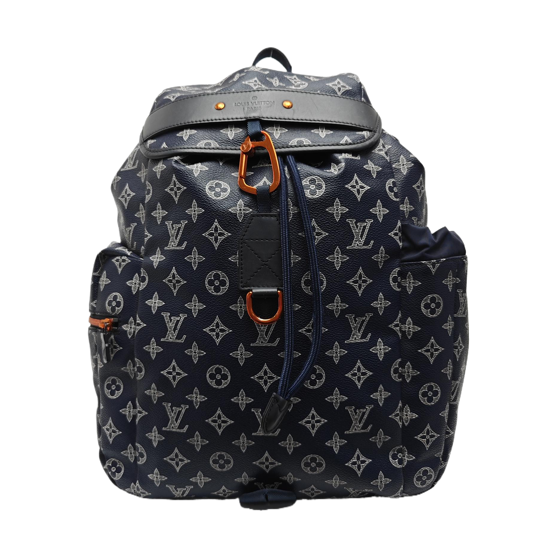 DISCOVERY Monogram Coated Canvas Blue