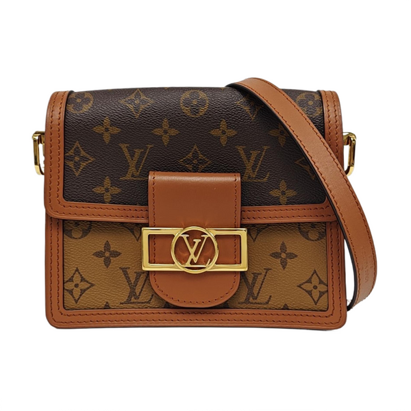DAUPHINE Mini Coated Canvas Brown