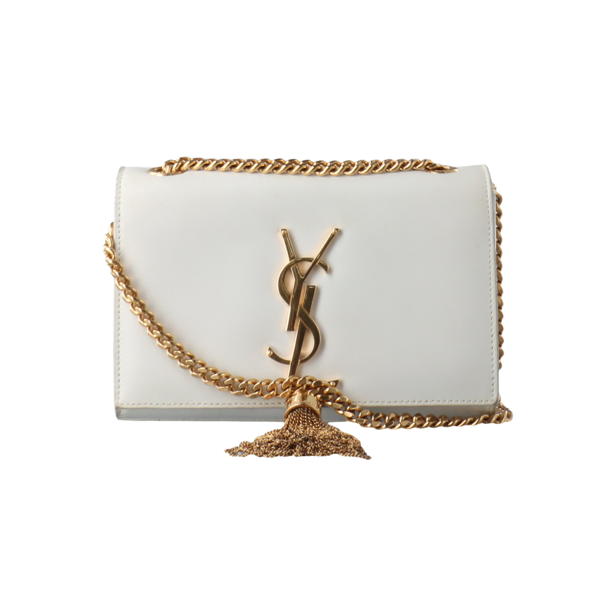 KATE Mini Calfskin White