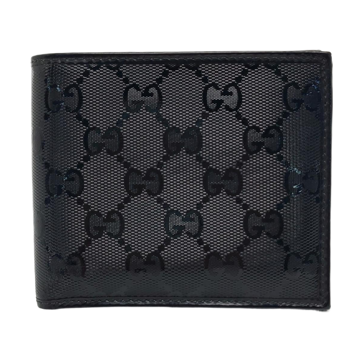 Monogram Coated Canvas Wallet Black