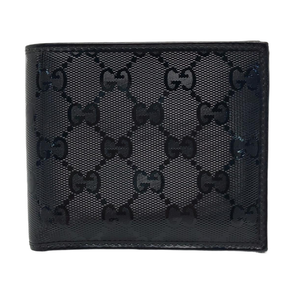 Monogram Coated Canvas Wallet Black