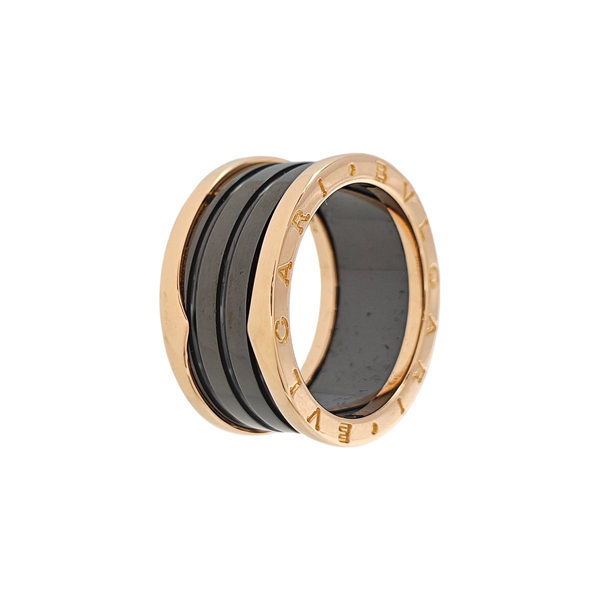 B.ZERO1 18k Rose Gold Ring EU 60