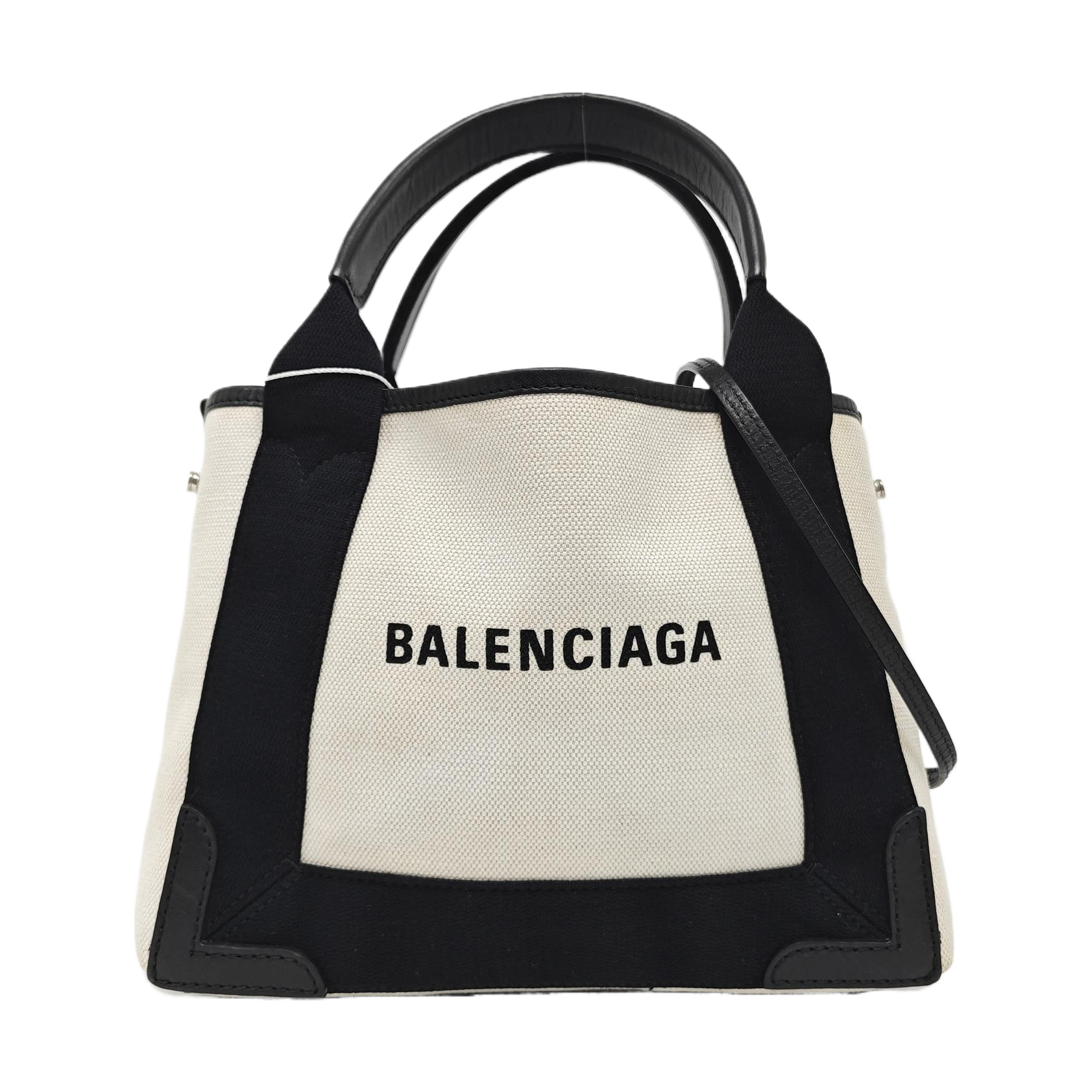 Navy Mini Canvas White