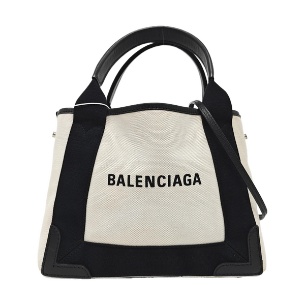 Navy Mini Canvas White