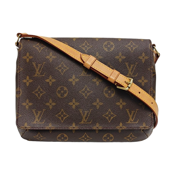 MUSETTE TANGO Monogram Coated Canvas Brown