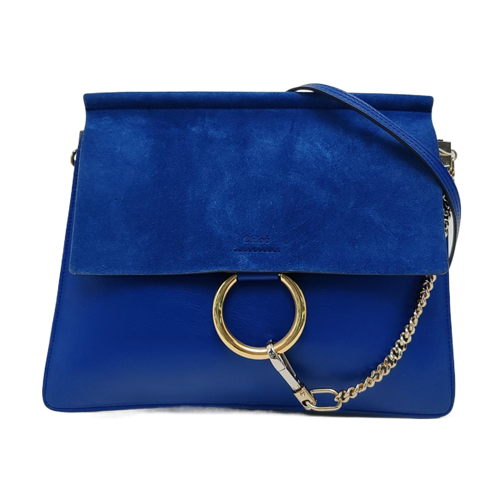 Faye Medium Calfskin Blue