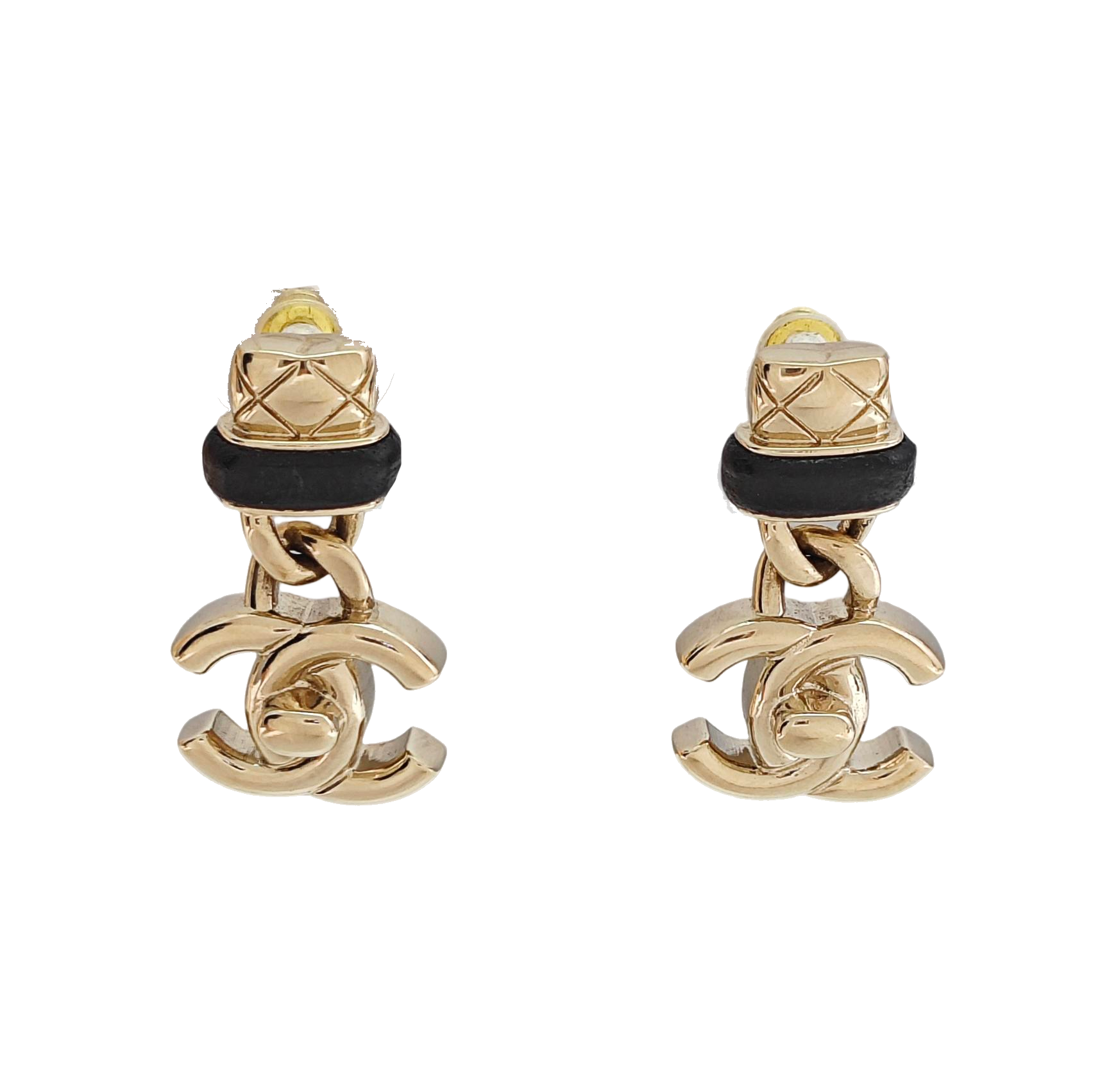Metal Gold Stud Earrings
