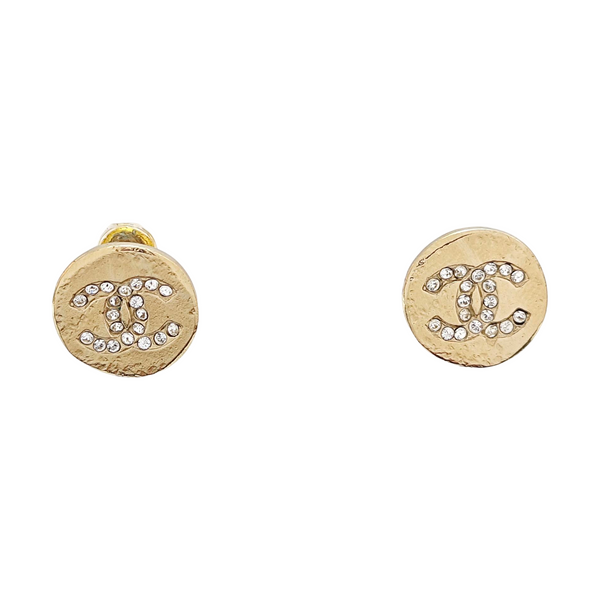 Metal Gold Stud Earrings