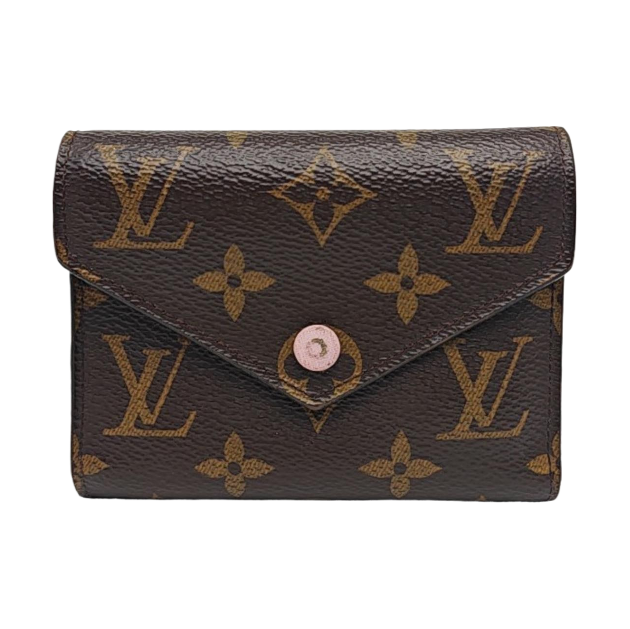 VICTORINE Monogram Coated Canvas Brown Wallet