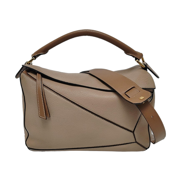 Puzzle Medium Calfskin Brown