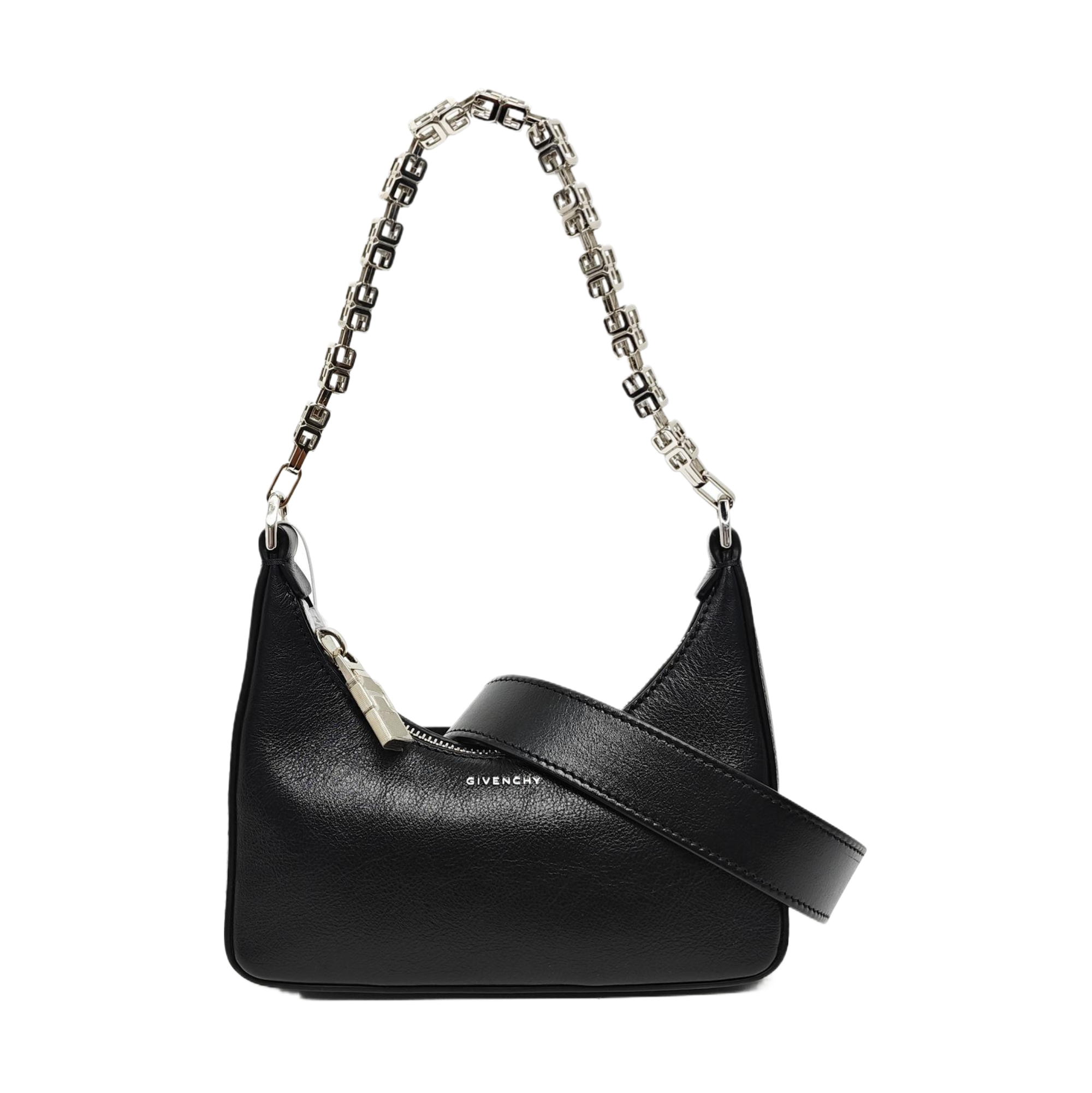 Calfskin Shoulder Bag Black