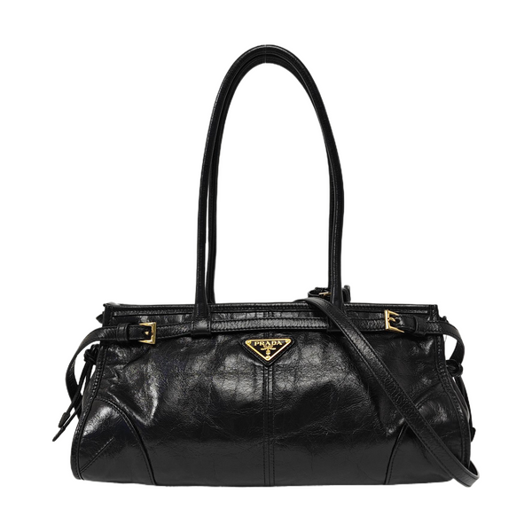 Bonnie Medium Patent Leather Black