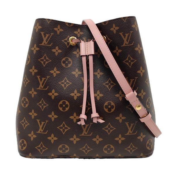 NÉONOÉ MM Monogram Coated Canvas Brown